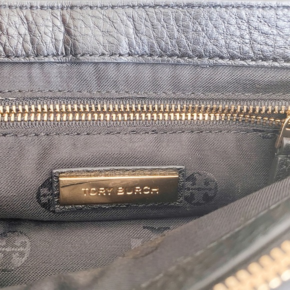 Black Leather Crossbody Bag - Picture 4 of 6